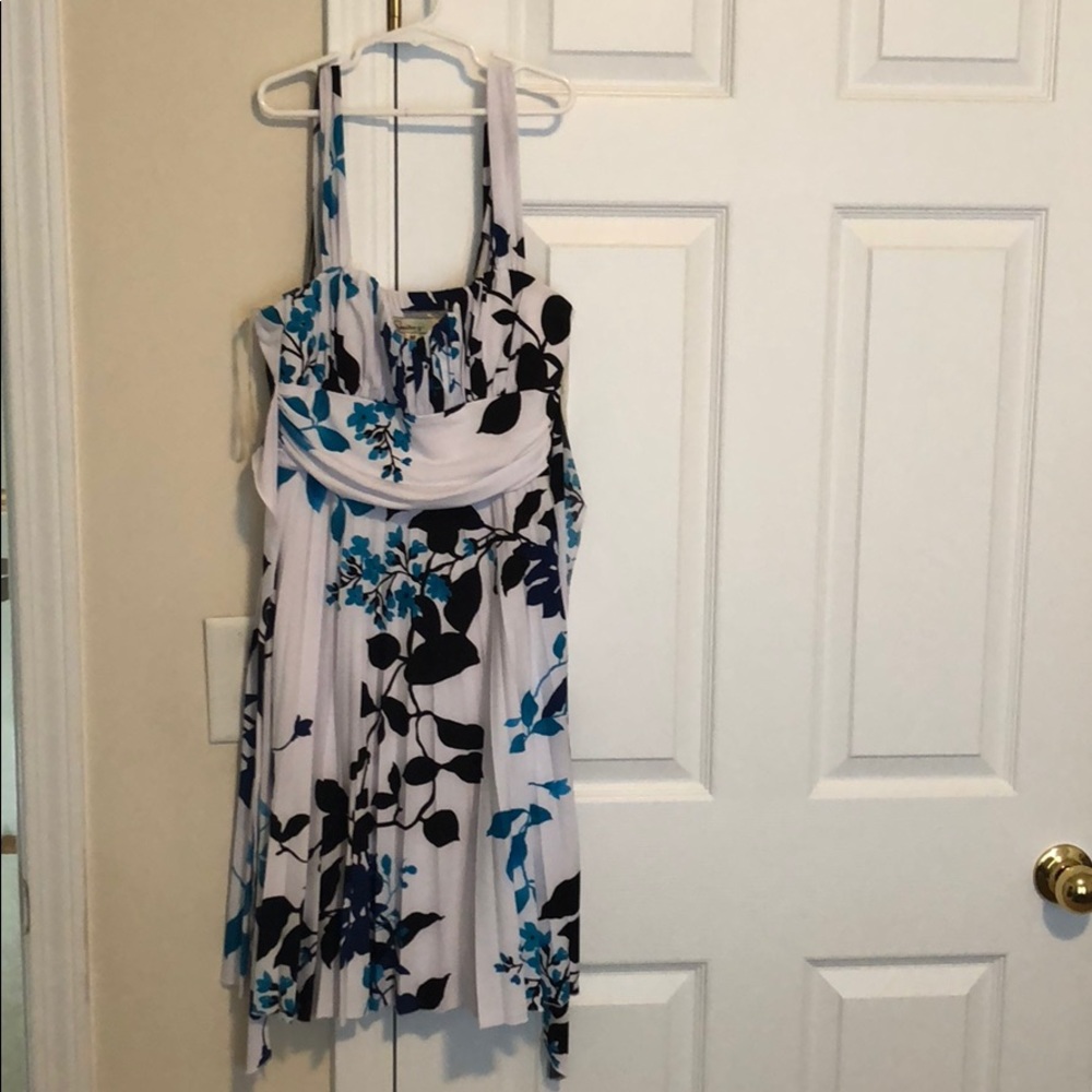 Like new blue flower speechless dress